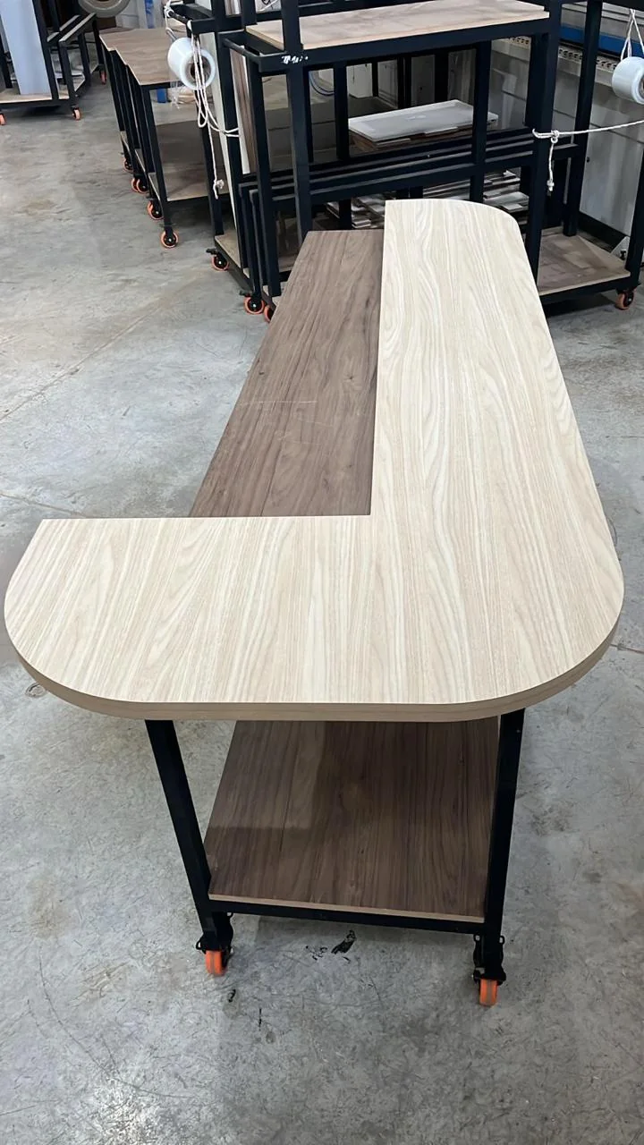 Peça curva produzida na Fortunatti